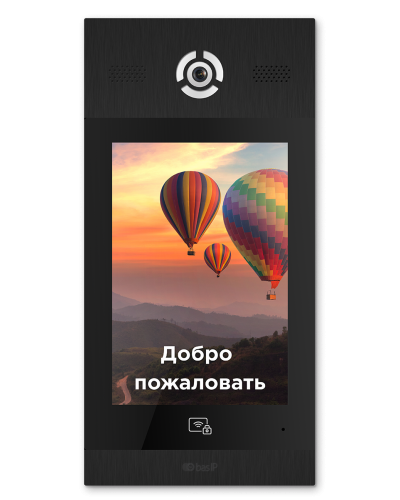AA-14FB BLACK. Вызывная панель подъездного IP-домофона. BAS-IP в Белгороде