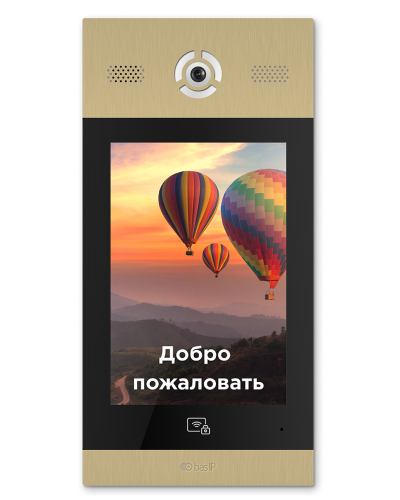 AA-14FB GOLD. Вызывная панель подъездного IP-домофона. BAS-IP в Белгороде