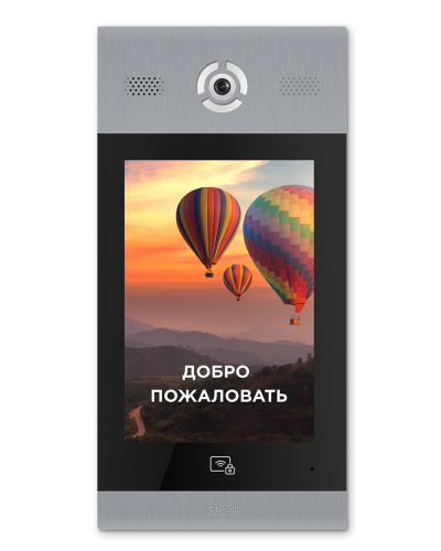 AA-14FB SILVER. Вызывная панель подъездного IP-домофона. BAS-IP в Белгороде