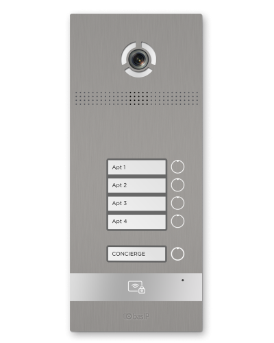 BI-04FB SILVER. Вызывная панель IP-домофона. BAS-IP в Белгороде