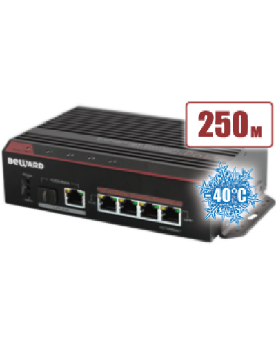 STP-411HP. Коммутатор 4-портовый. Beward в Белгороде