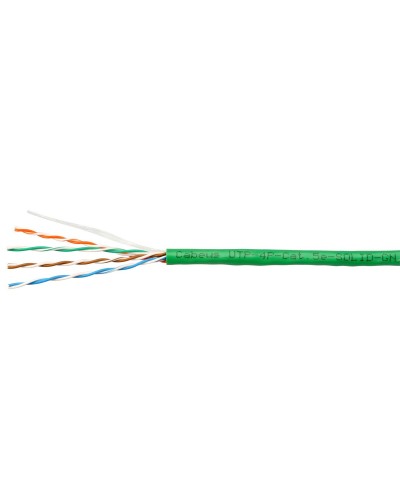UTP-4P-Cat.5e-SOLID-LSZH-GN-100 (9779c-5). Кабель «витая пара» (LAN) для структурированных систем связи. CABEUS в Белгороде