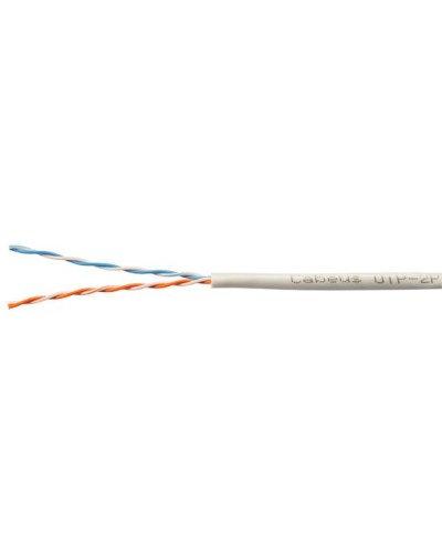 UTP-2P-Cat.5e-SOLID-LSZH-GY-100 (11063c-5). Кабель «витая пара» (LAN) для структурированных систем связи. CABEUS в Белгороде