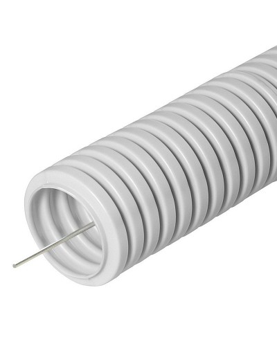 FCPL-32-PVC-025-1-GY (11230c): Труба гофрированная гибкая, лёгкая с протяжкой в Белгороде