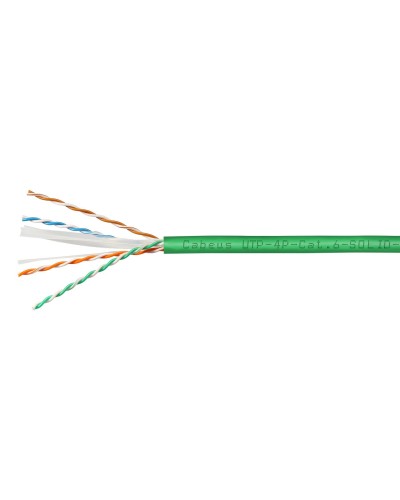 UTP-4P-Cat.6-SOLID-LSLTx-GN (11139c). Кабель «витая пара» (LAN) для структурированных систем связи. CABEUS в Белгороде