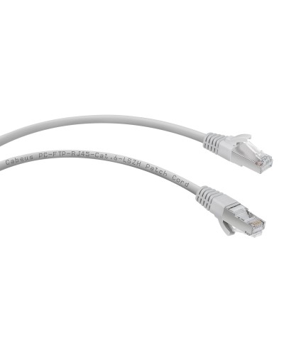 PC-FTP-RJ45-Cat.6-1m-LSZH (7908c), серый. Патч-корд медный. CABEUS в Белгороде