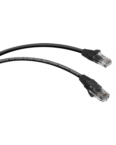 PC-UTP-RJ45-Cat.5e-0.15m-BK-LSZH (9534c), чёрный. Патч-корд медный. CABEUS в Белгороде
