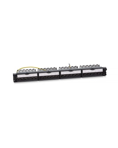 PL-24-KJ-RJ45-Cat.6a-SH-180T (11834c): Патч-панель 19" (1U), 24 порта RJ-45, категория 6a, полностью экранированная в Белгороде