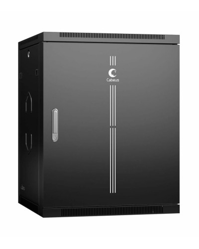 SH-05F-15U60/35m-R-BK (10759c). Шкаф телекоммуникационный 19 настенный 15U. CABEUS в Белгороде