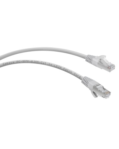 PC-SSTP-RJ45-Cat.6a-10m-LSZH (7906c), серый. Патч-корд медный. CABEUS в Белгороде