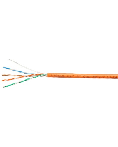 UTP-4P-Cat.5e-SOLID-LSZH-OR-LIGHT-100 (10993c-5). Кабель «витая пара» (LAN) для структурированных систем связи. CABEUS в Белгороде