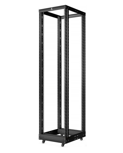 RA-32U-1000-BK (10158c). Открытая стойка 19, 32U, двухрамная, усиленная, цвет черный. CABEUS в Белгороде