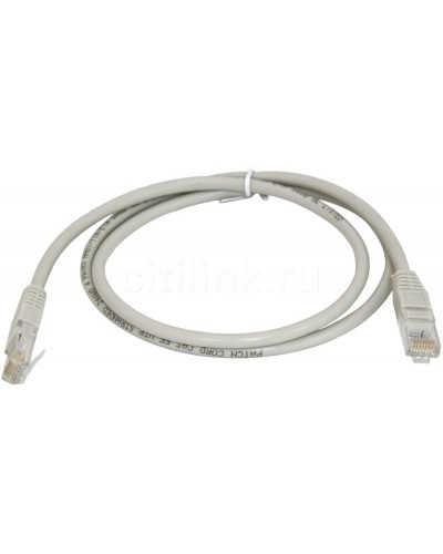 PC-UTP-RJ45-Cat.5e-0.3m (7209c), серый. Патч-корд медный. CABEUS в Белгороде