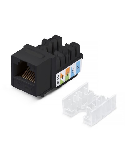 KJ-RJ45-Cat.5e-90-SW-BK (10101c): Вставка Keystone Jack RJ-47 в Белгороде
