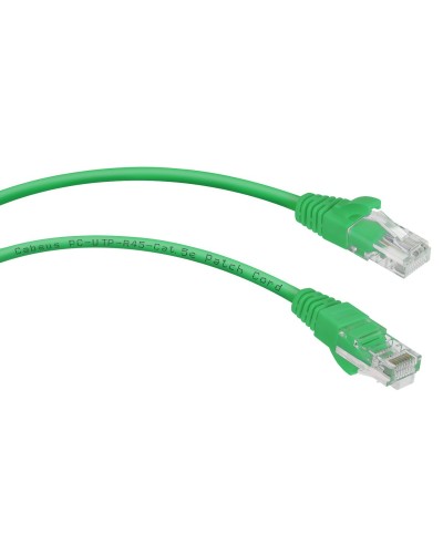PC-UTP-RJ45-Cat.5e-0.3m-GN (7659c), зелёный. Патч-корд медный. CABEUS в Белгороде
