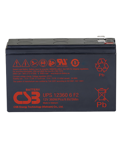 CSB UPS 123606. Аккумулятор герметичный свинцово-кислотный. CSB в Белгороде