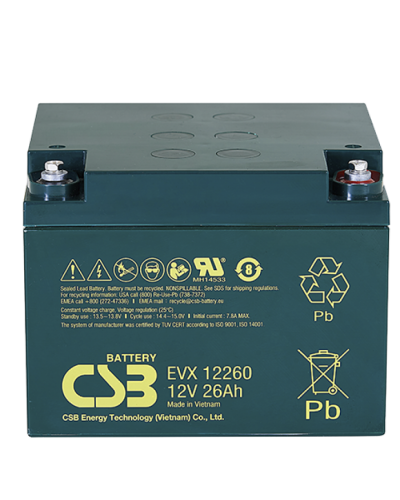 CSB EVX 12260. Аккумулятор герметичный свинцово-кислотный. CSB в Белгороде