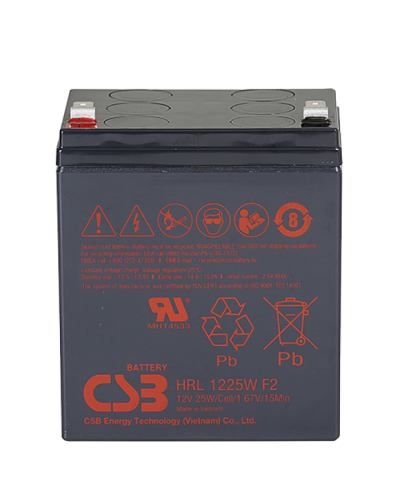 CSB HRL 1225W. Аккумулятор герметичный свинцово-кислотный. CSB в Белгороде