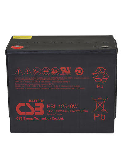 CSB HRL 12540W FR. Аккумулятор герметичный свинцово-кислотный. CSB в Белгороде