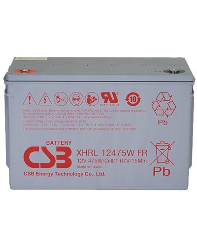 CSB XHRL 12475W FR. Аккумулятор герметичный свинцово-кислотный. CSB в Белгороде