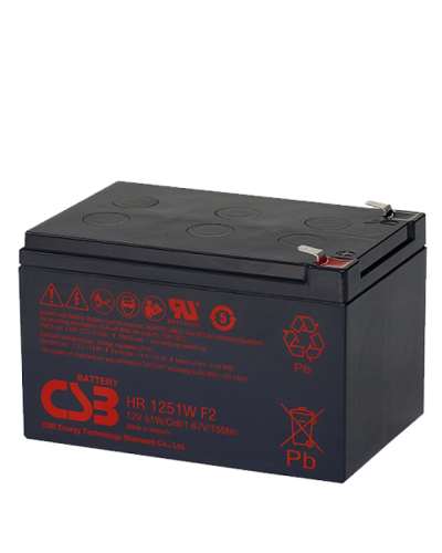 CSB HR 1251W. Аккумулятор герметичный свинцово-кислотный. CSB в Белгороде
