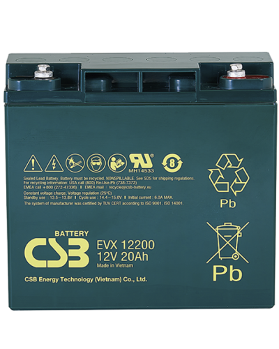 CSB EVX 12200. Аккумулятор герметичный свинцово-кислотный. CSB в Белгороде