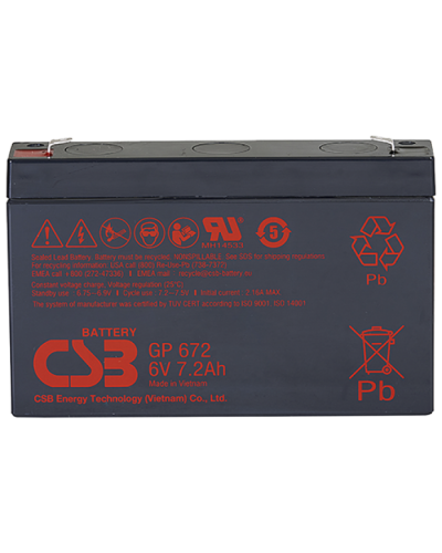 CSB GP 672. Аккумулятор герметичный свинцово-кислотный. CSB в Белгороде