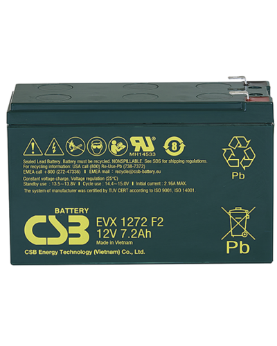 CSB EVX 1272. Аккумулятор герметичный свинцово-кислотный. CSB в Белгороде