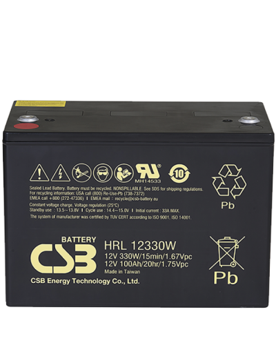 CSB HRL 12330W. Аккумулятор герметичный свинцово-кислотный. CSB в Белгороде