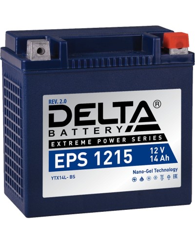 Delta EPS 1215. Аккумулятор герметичный свинцово-кислотный стартерный. Delta в Белгороде
