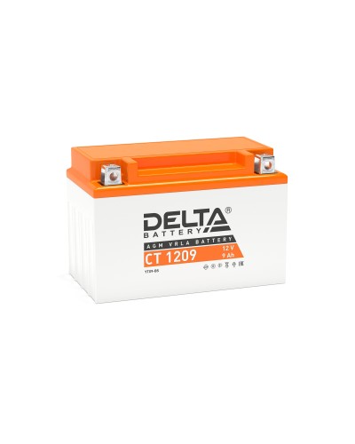 Delta CT 1209. Аккумулятор герметичный свинцово-кислотный стартерный. Delta в Белгороде