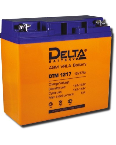 Delta DTM 1217. Аккумулятор герметичный свинцово-кислотный. Delta в Белгороде