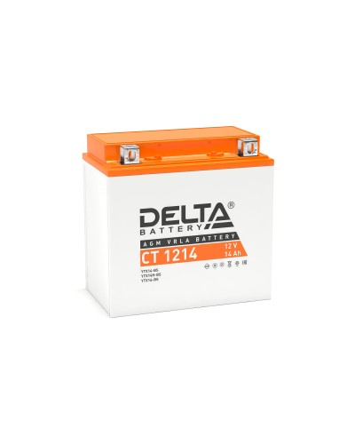 Delta CT 1214. Аккумулятор герметичный свинцово-кислотный стартерный. Delta в Белгороде