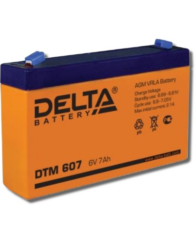 Delta DTM 607. Аккумулятор герметичный свинцово-кислотный. Delta в Белгороде