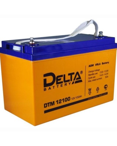 Delta DTM 12100 L. Аккумулятор герметичный свинцово-кислотный. Delta в Белгороде
