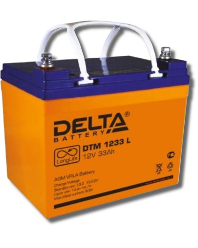 Delta DTM 1233 L. Аккумулятор герметичный свинцово-кислотный. Delta в Белгороде