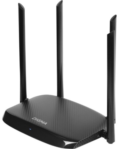 DWR-AC1202 AC1200 10/100/1000BASE-TX черный. Роутер беспроводной. Digma в Белгороде