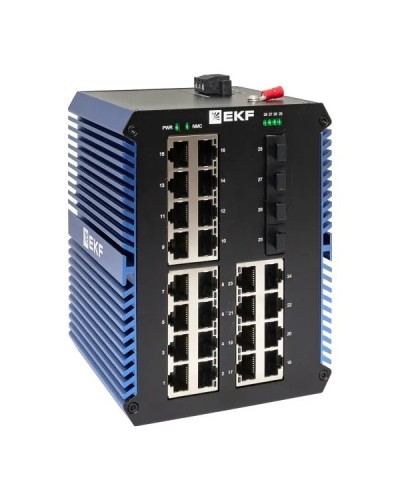 TSX-U-4GX/SFP-24GTP. Промышленный неуправляемый коммутатор. EKF в Белгороде