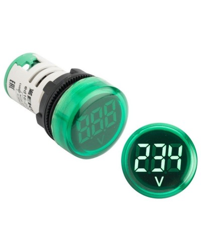 ED16-22VD (ed16-22vd-g). Индикатор значения напряжения зеленый. EKF в Белгороде