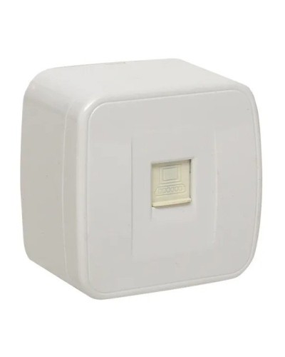 Минск Розетка RJ-45 1-местная ОП 1А (EGK01-035-10). Розетка RJ-45 1-местная ОП 1А. EKF в Белгороде