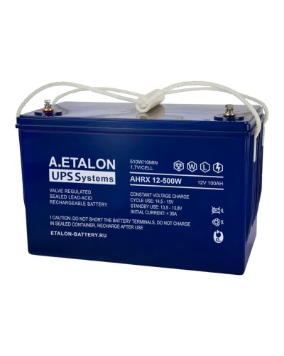 A.ETALON AHRX 12-500W (100). Аккумулятор герметичный свинцово-кислотный. ETALON в Белгороде