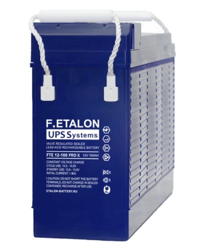F.ETALON FTE 12-100 PRO X. Аккумулятор герметичный свинцово-кислотный. ETALON в Белгороде