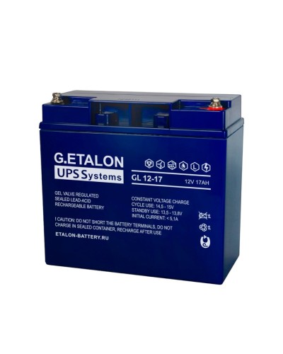 G.ETALON GL 12-17. Аккумулятор герметичный свинцово-кислотный. ETALON в Белгороде
