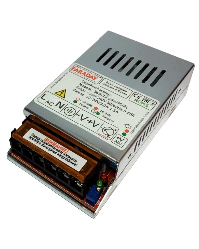 36W/12-24V/95AL. Импульсный блок питания. FARADAY в Белгороде