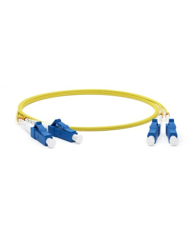 FC-D2-9-LC/UR-LC/UR-H-10M-LSZH-YL. Патч-корд волоконно-оптический одномодовый. Hyperline в Белгороде