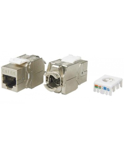 KJ8-8P8C-C6A-180-TLS-SH-F-WH. Вставка Keystone Jack RJ-45. Hyperline в Белгороде