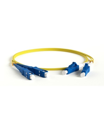 FC-D2-9-LC/UR-SC/UR-H-20M-LSZH-YL. Патч-корд волоконно-оптический одномодовый. Hyperline в Белгороде