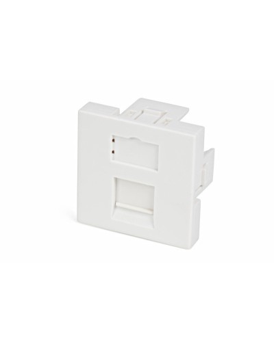 SIP2-1K-M45-45. Вставка 45х45 для 1 модуля формата Keystone Jack, со шторкой. Hyperline в Белгороде