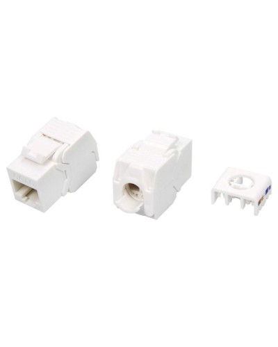 KJ8-8P8C-C6-180-TLS-WH. Вставка Keystone Jack RJ-45. Hyperline в Белгороде