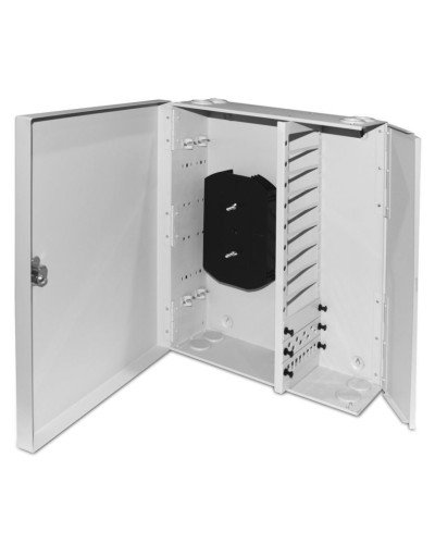 FO-WBX-12xSLT-W140H42-96UN-GY. Кросс оптический настенный. Hyperline в Белгороде
